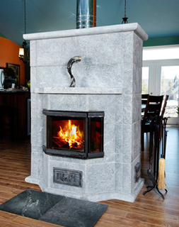 Wood masonry heater DE-1300